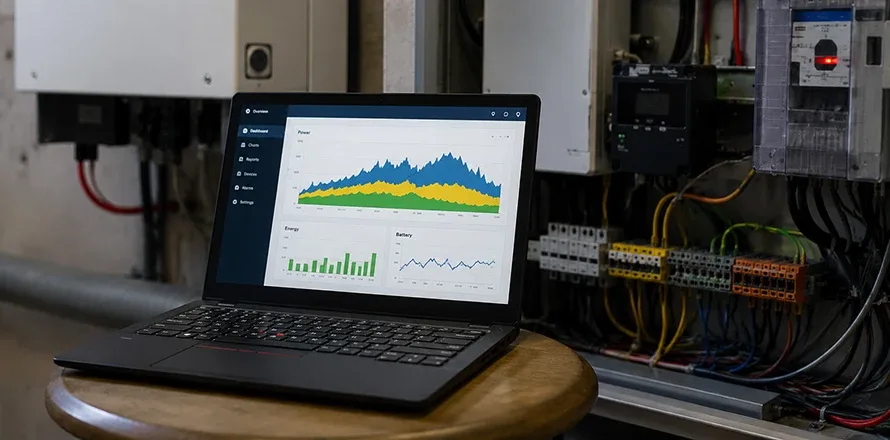 Monitoring a analýza výkonu firemní fotovoltaiky
