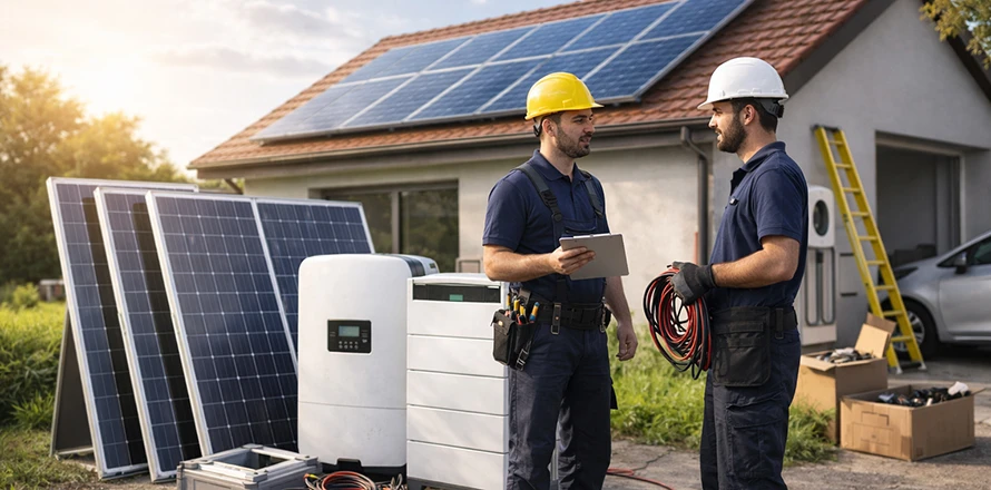 Instalace fotovoltaiky u rodinného domu